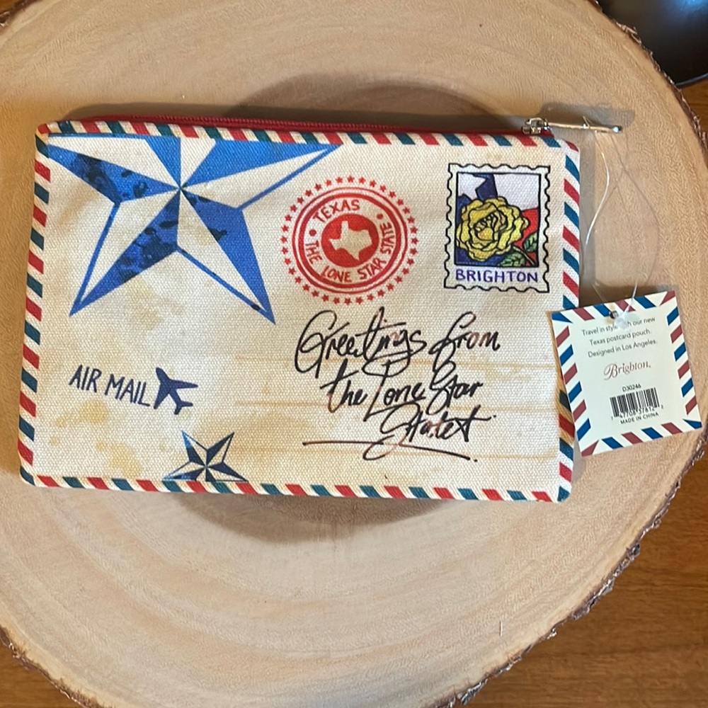 BRIGHTON TEXAS TRAVEL POUCH